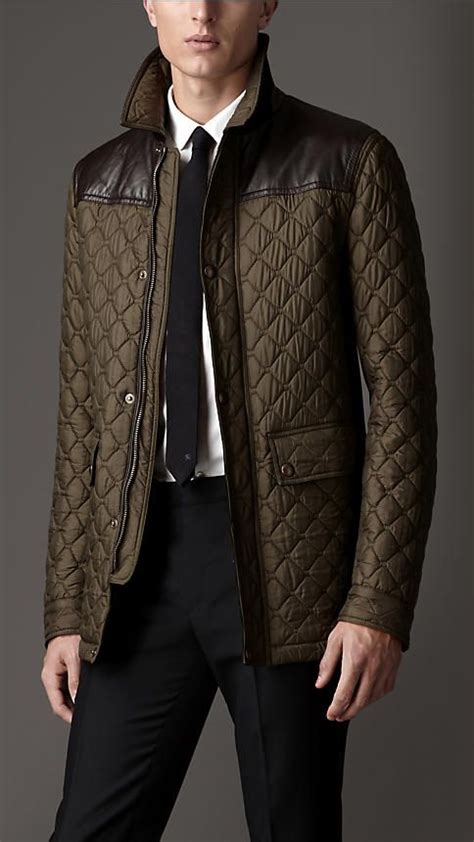 veste cuir burberry homme|burberry jackets for men.